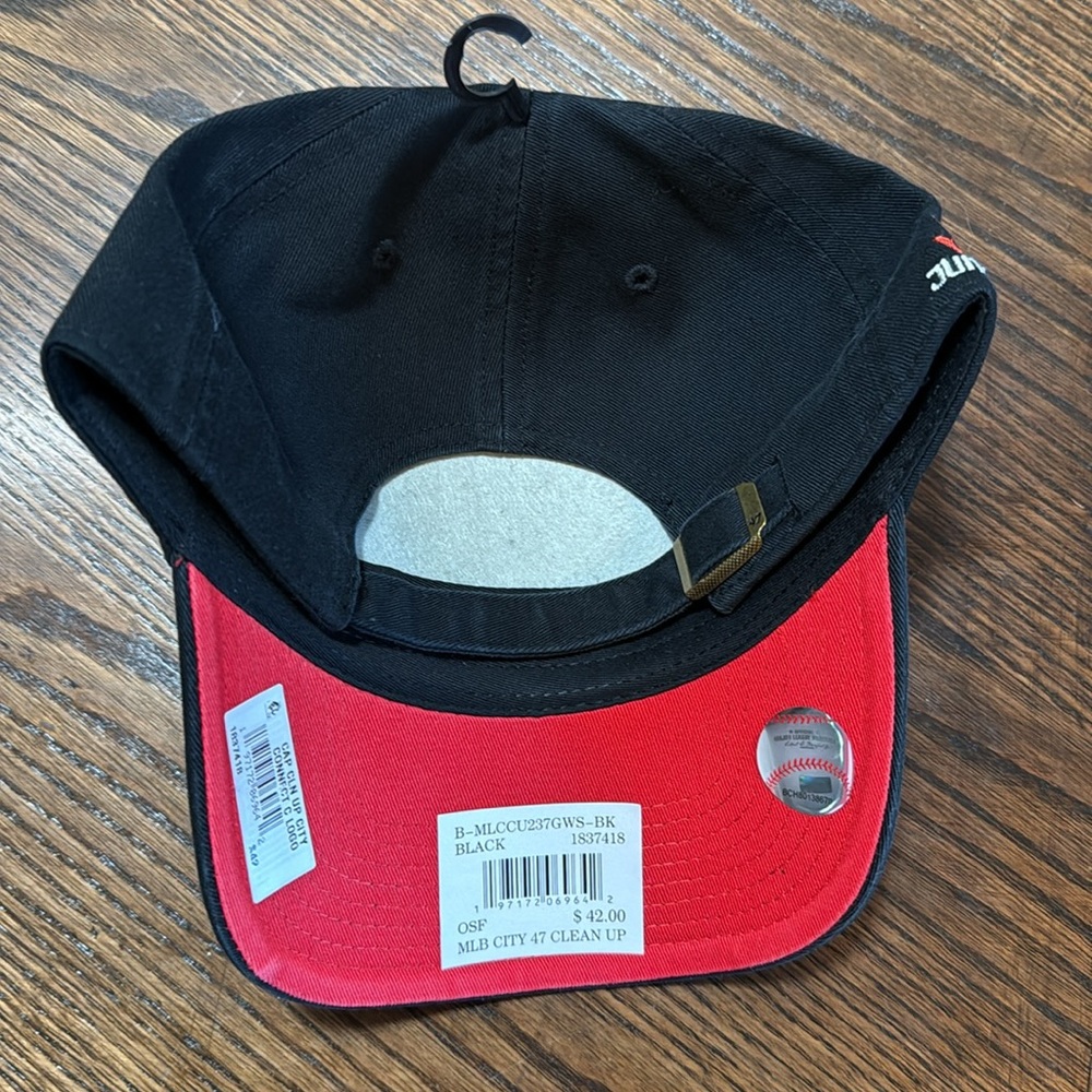 Cincinnati Reds ‘47 MLB Black Red C City Connect Cap - Picture 3 of 10